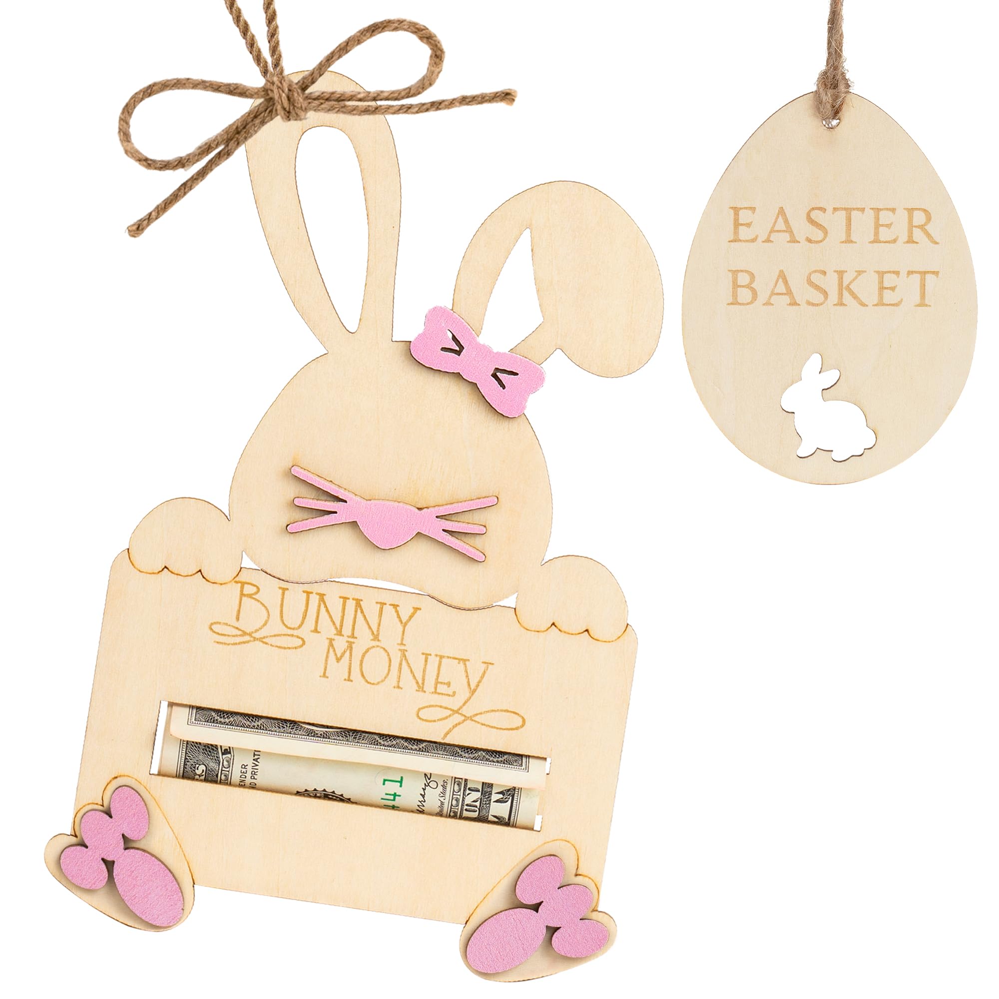 DINIZON Adorable bunny keepsake that doubles as a practical gift card holder.