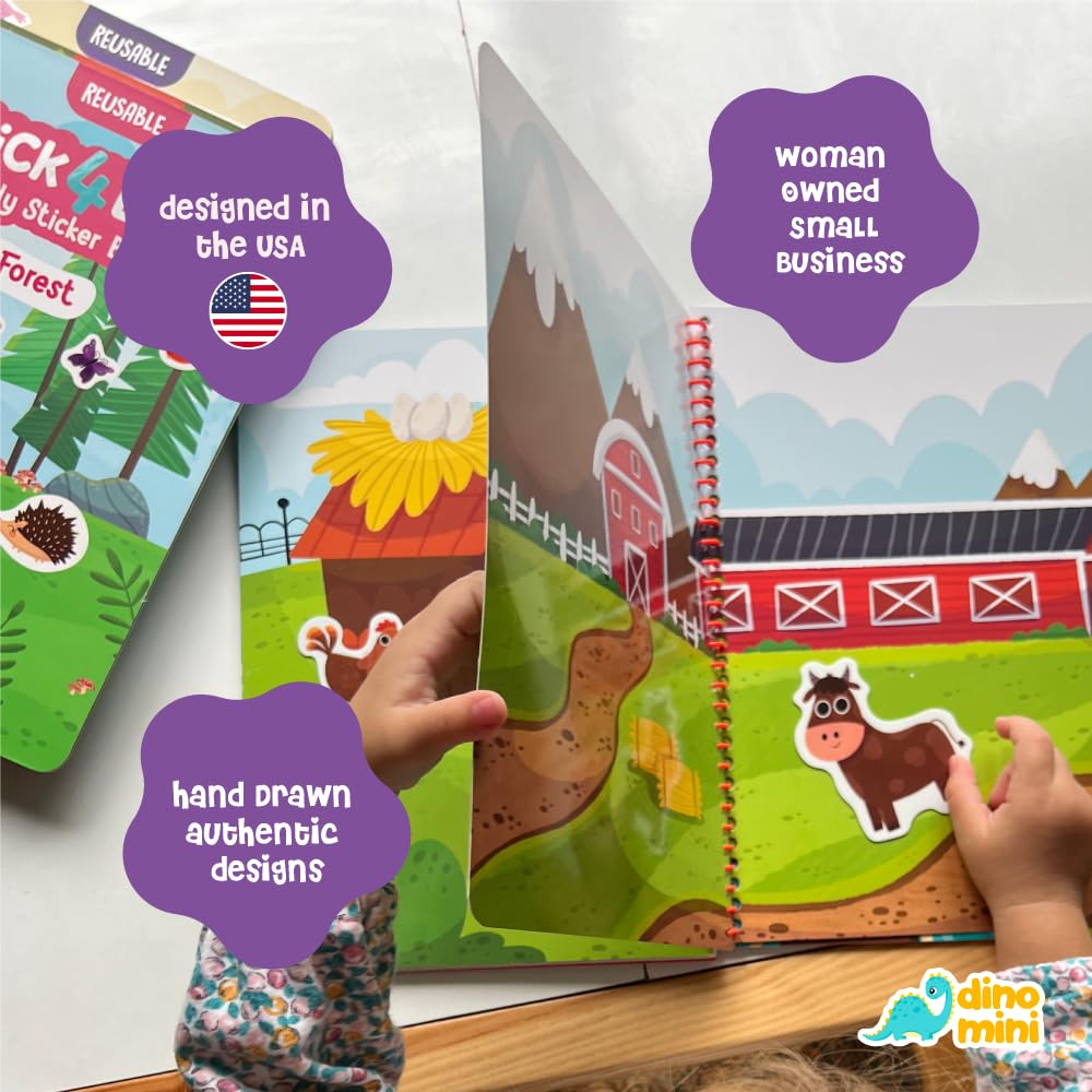 Dino Mini Stick4Ever road-trip activities entertain toddlers on journeys
