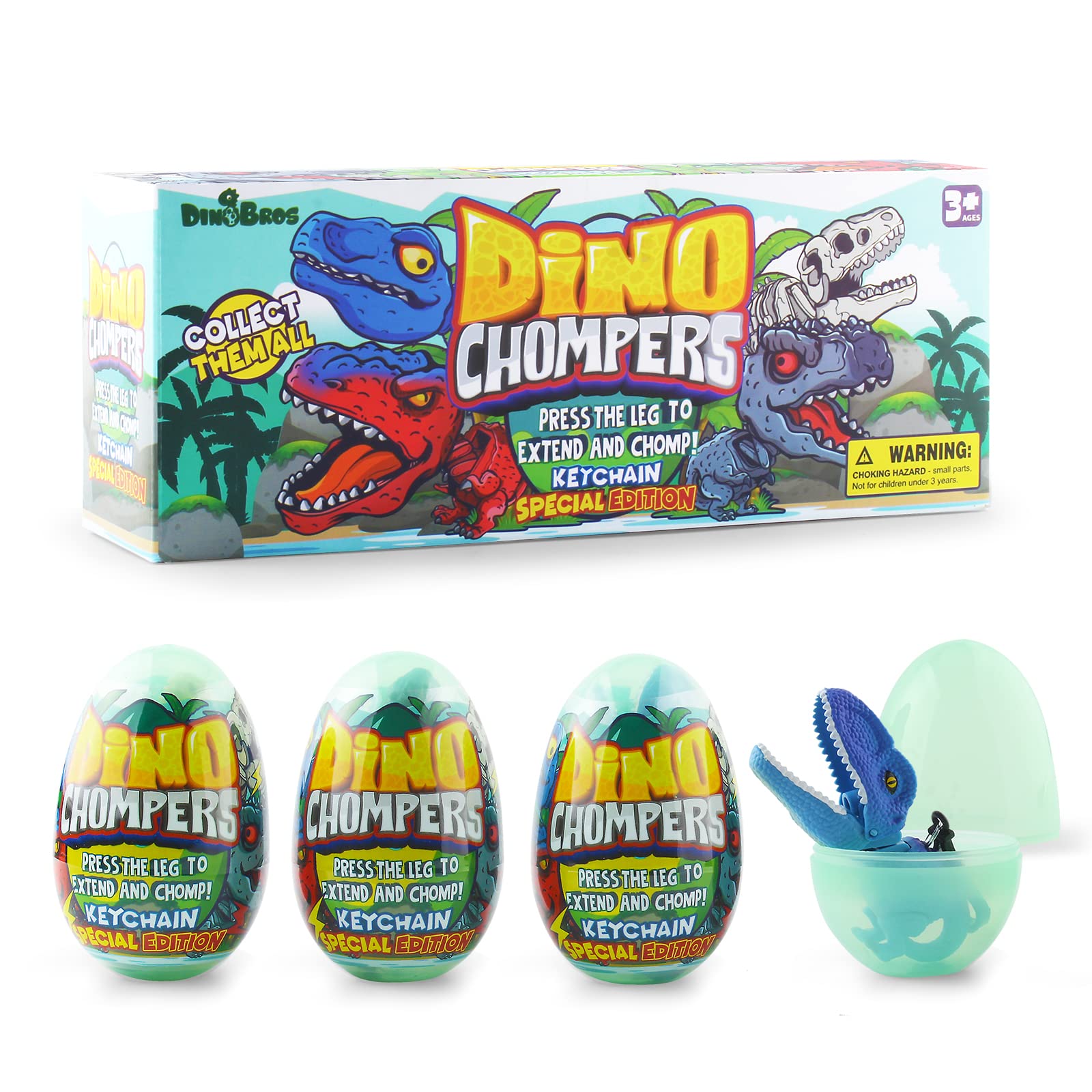 DINOBROS Allosaurus surprise egg designed for kids' play and gifting