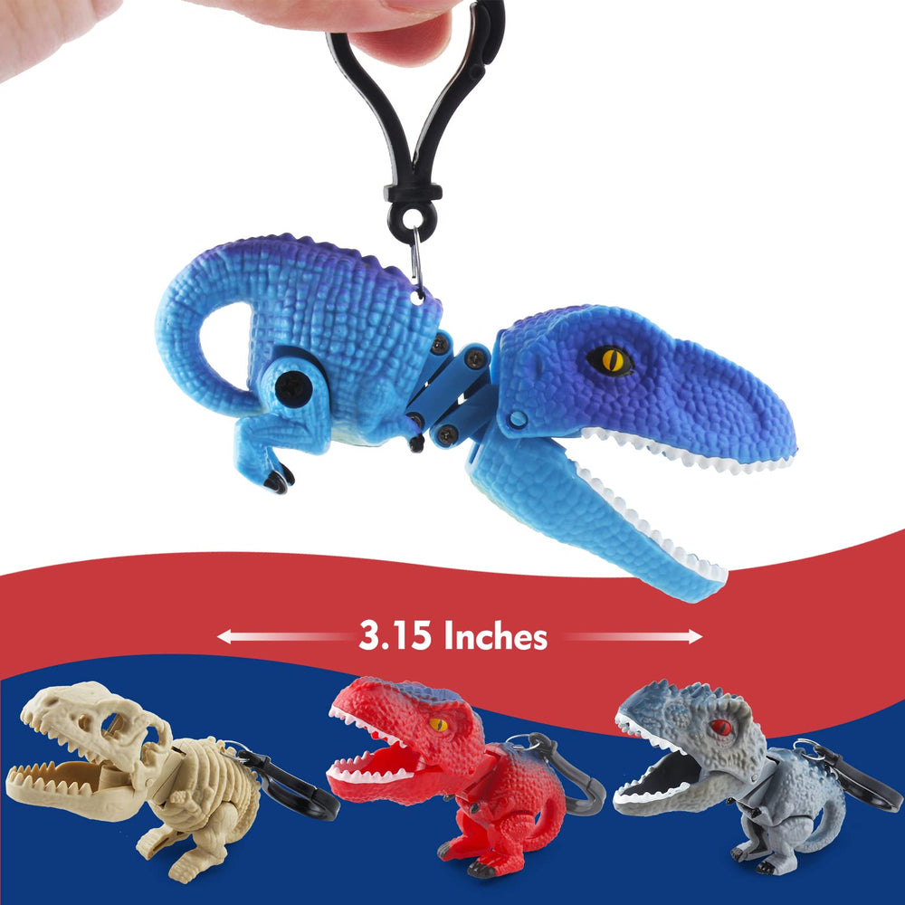 DINOBROS Velociraptor surprise egg with a small, easy-to-hold dino