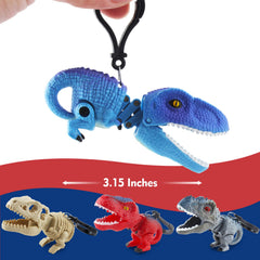 DINOBROS Velociraptor surprise egg with a small, easy-to-hold dino