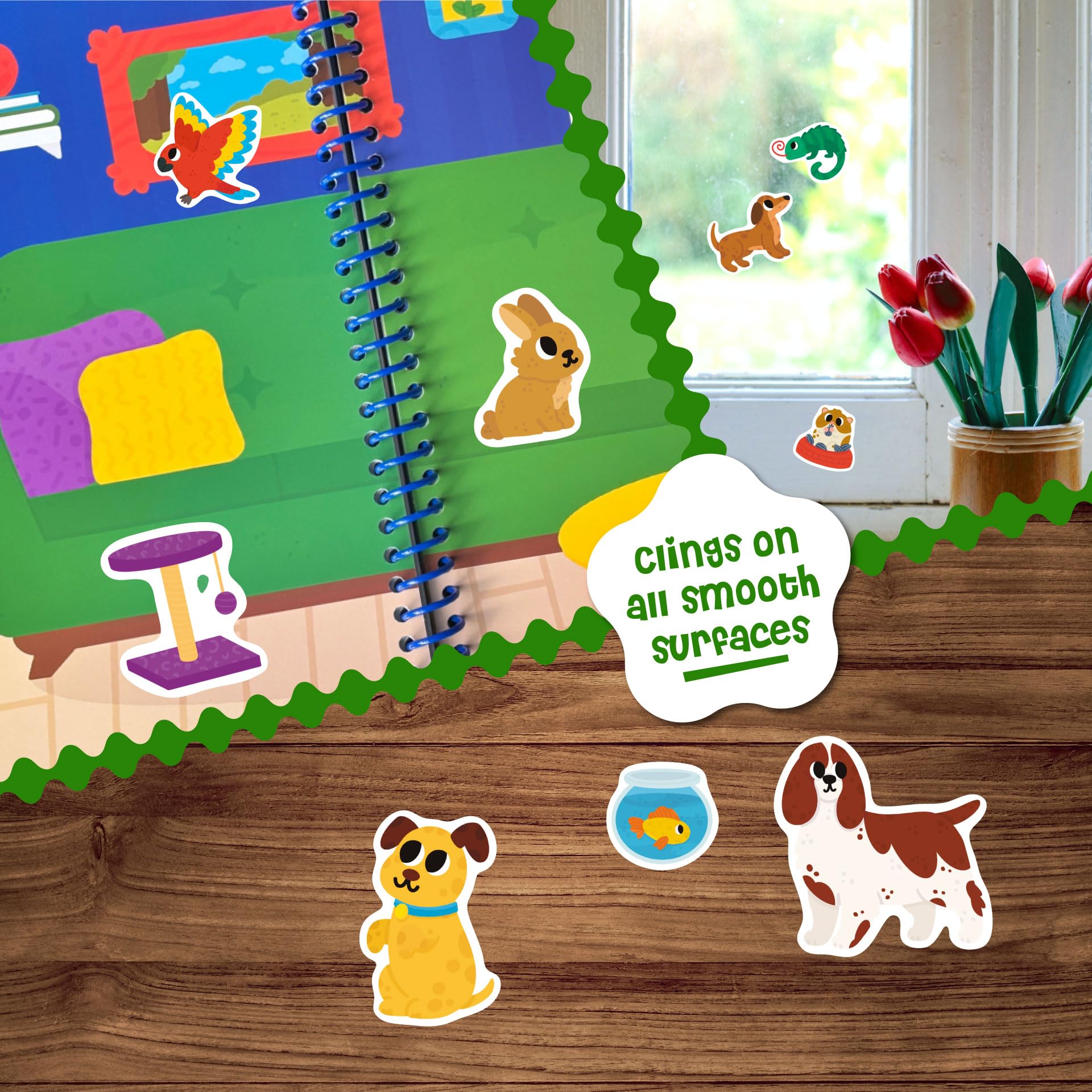 DINO MINI Stick4Ever seven-scene layout keeps play varied during car trips.