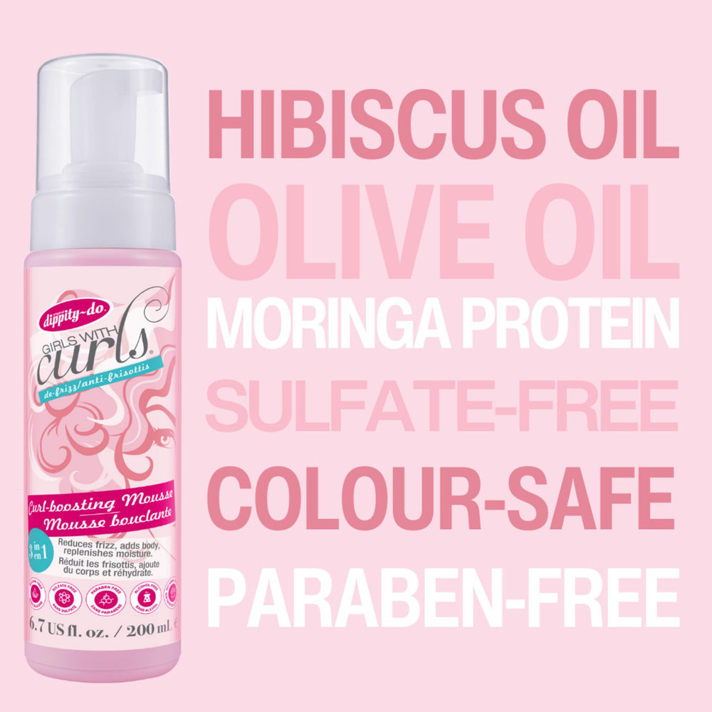 Dippity Do Hibiscus and Olive Oil blend nourishes curls