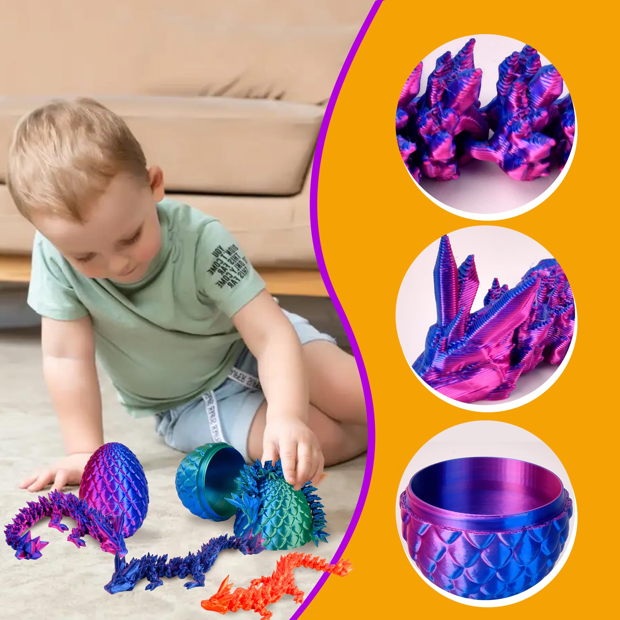 DIRMXRY compact travel dragons fit in bags for on-the-go fun
