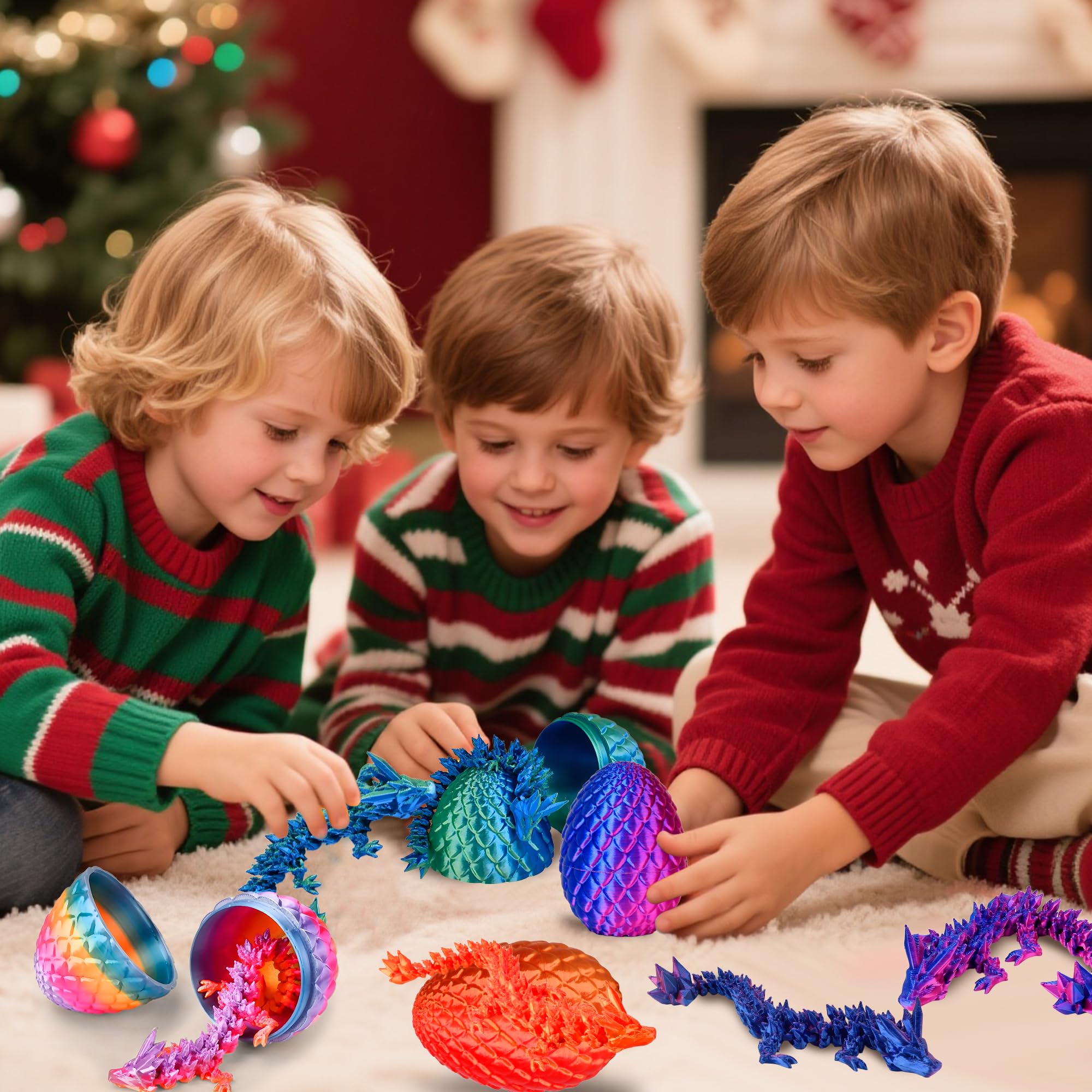 DIRMXRY eco-friendly PLA dragons are lightweight yet durable for easy handling