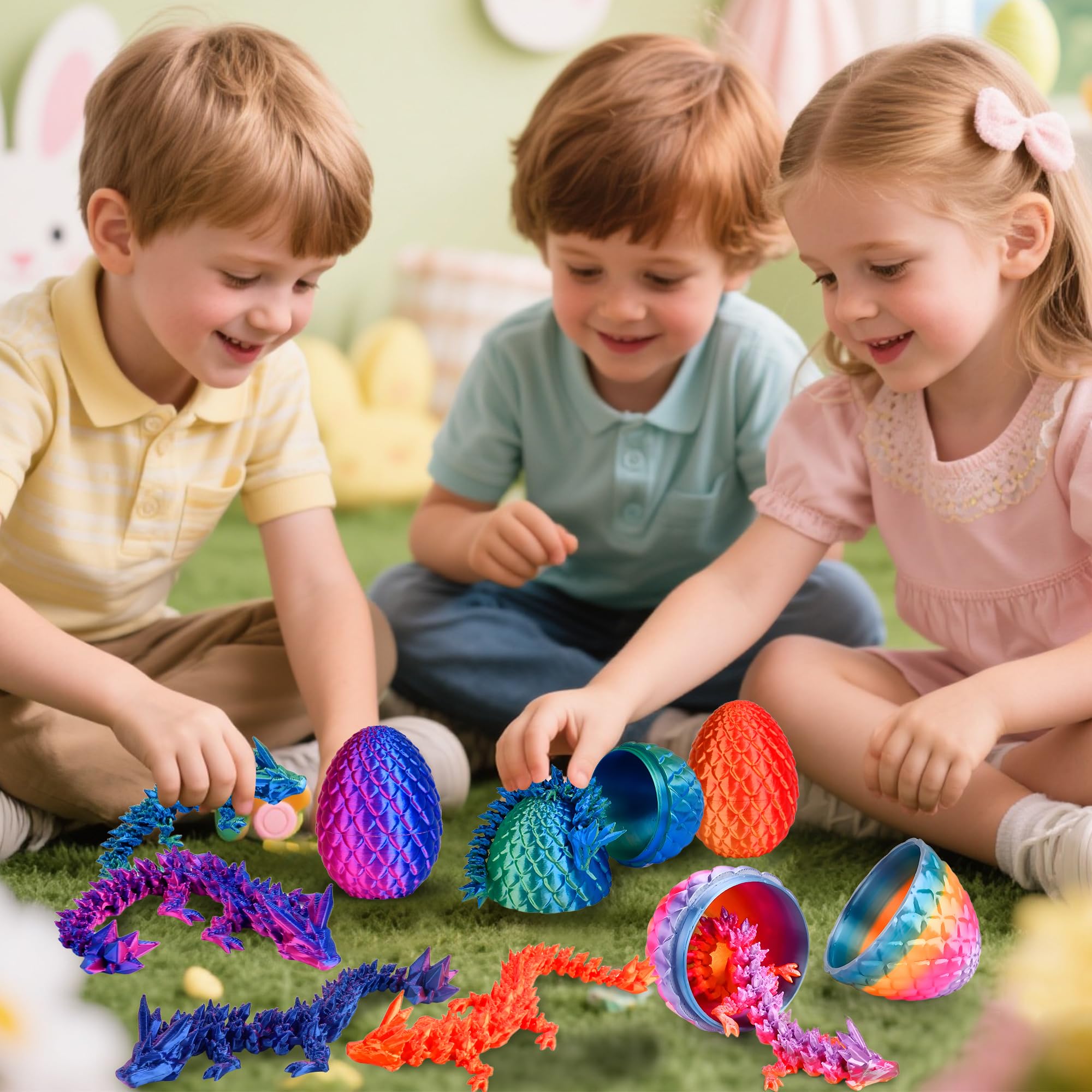 DIRMXRY gift-ready dragon eggs set for birthdays and holidays