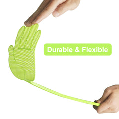 Dirza fly swatter features a 17.5-inch handle for reaching high corners.