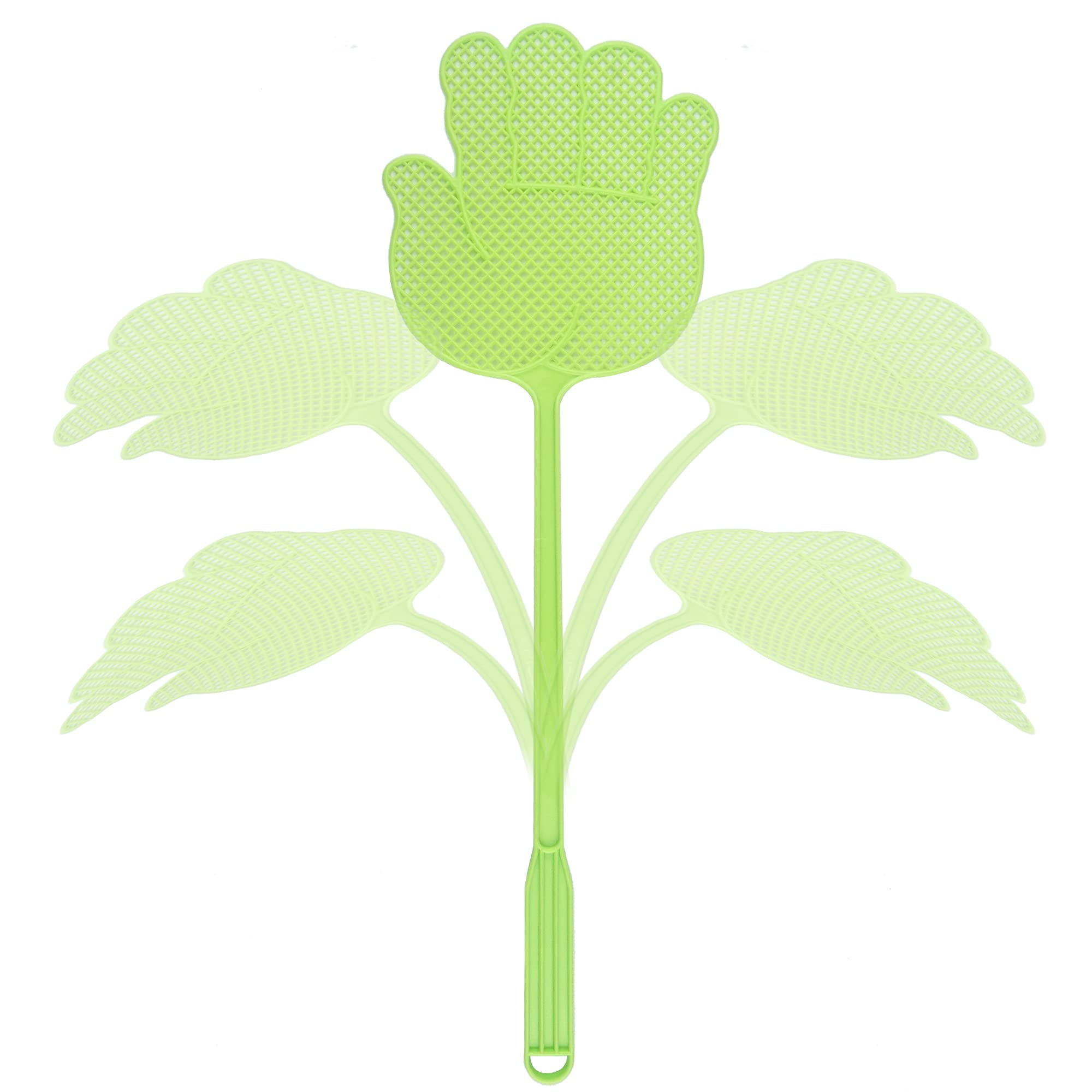 Dirza fly swatter made from durable ABS plastic resists wear and keeps walls safe.