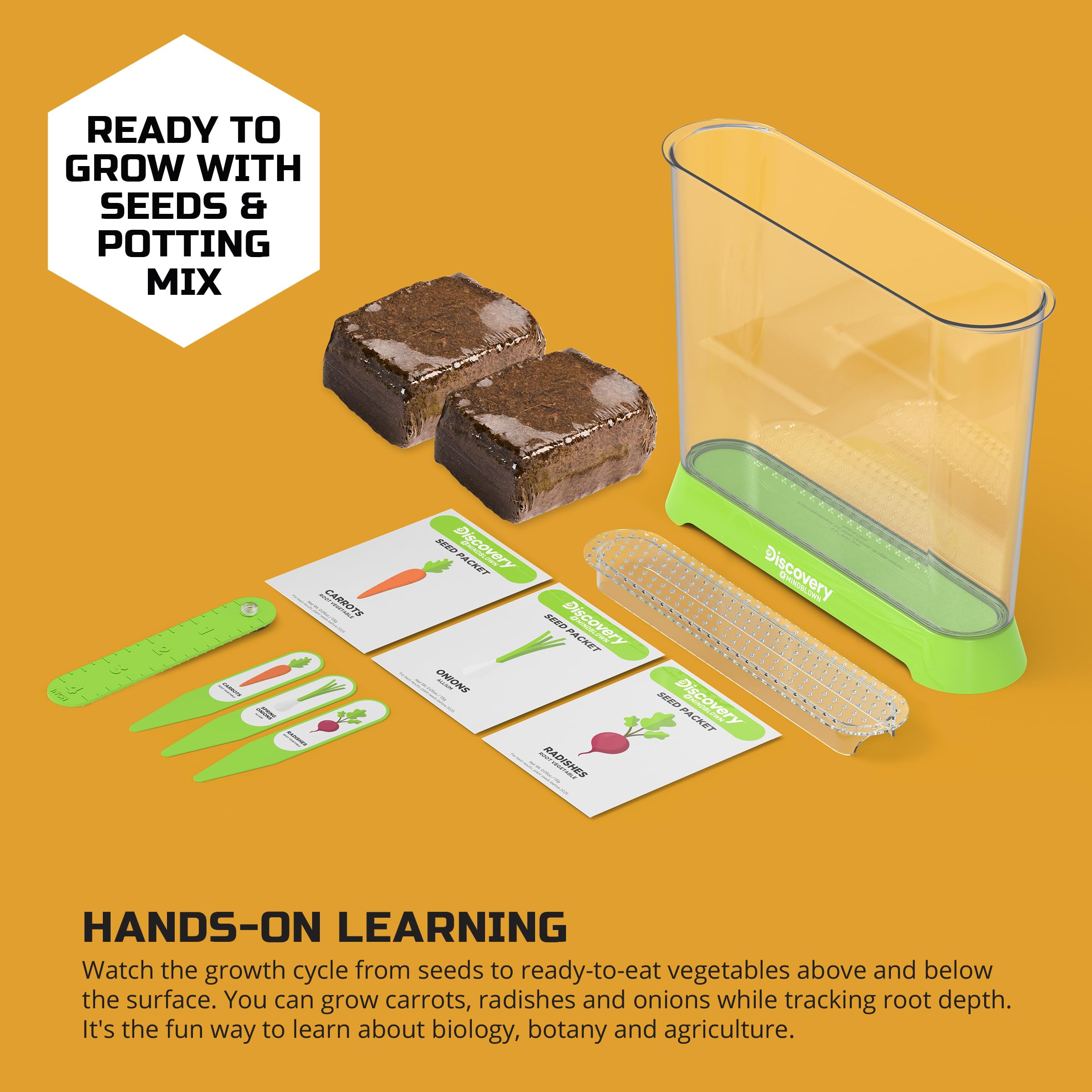 Discovery Edible Veggie Garden seed ID flags for labeling crops