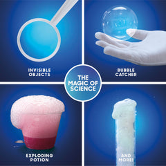 Discovery Magic Science Lab crystal growth reveals vibrant crystals forming during experiments