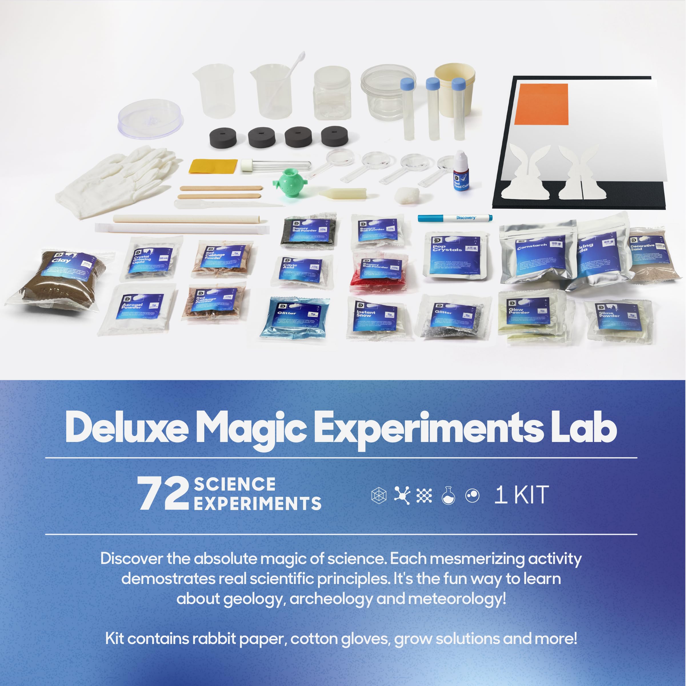 Discovery Magic Science Lab test tubes and goggles for safe at-home science play