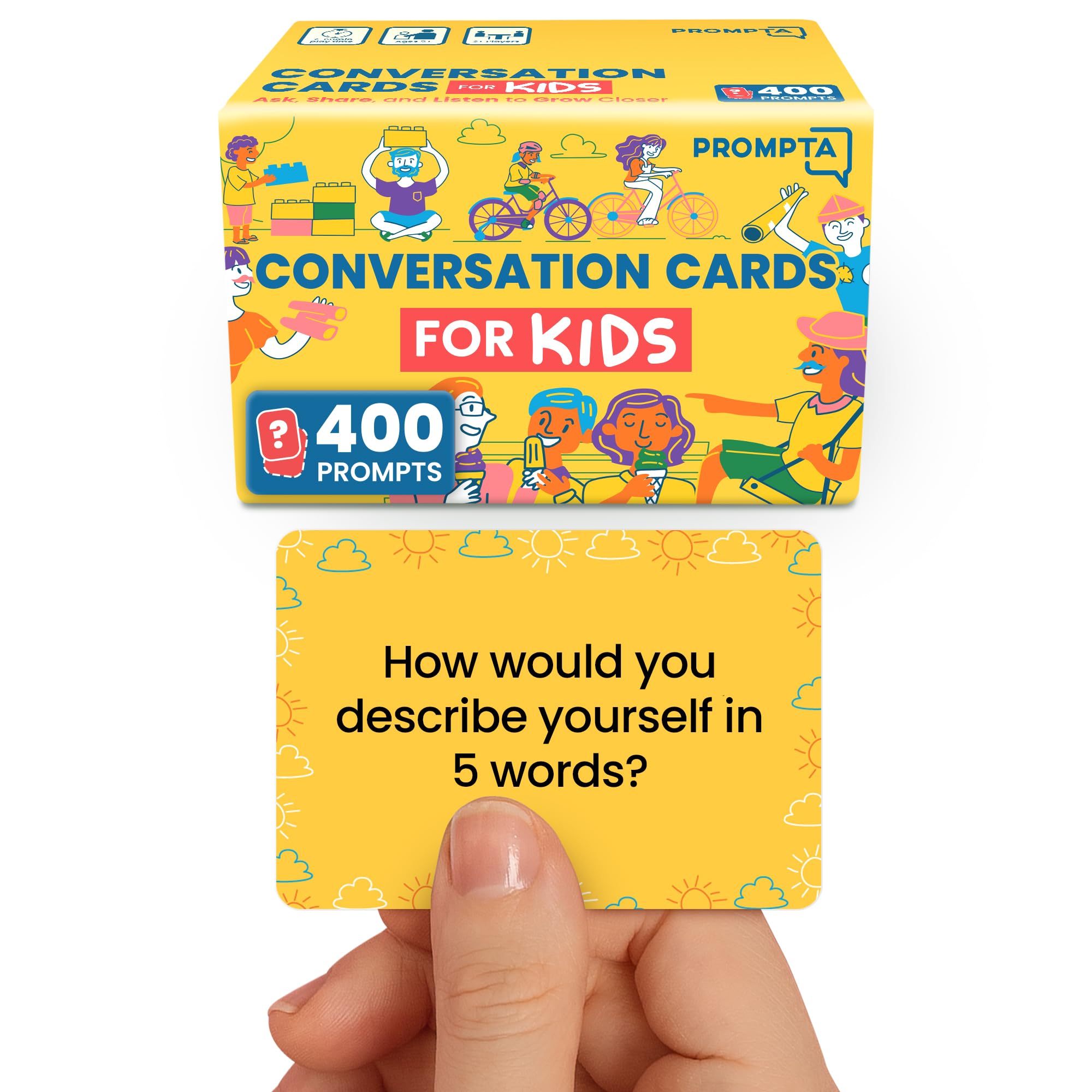 Discussables 400 conversation cards for kids set sparks connection during family time