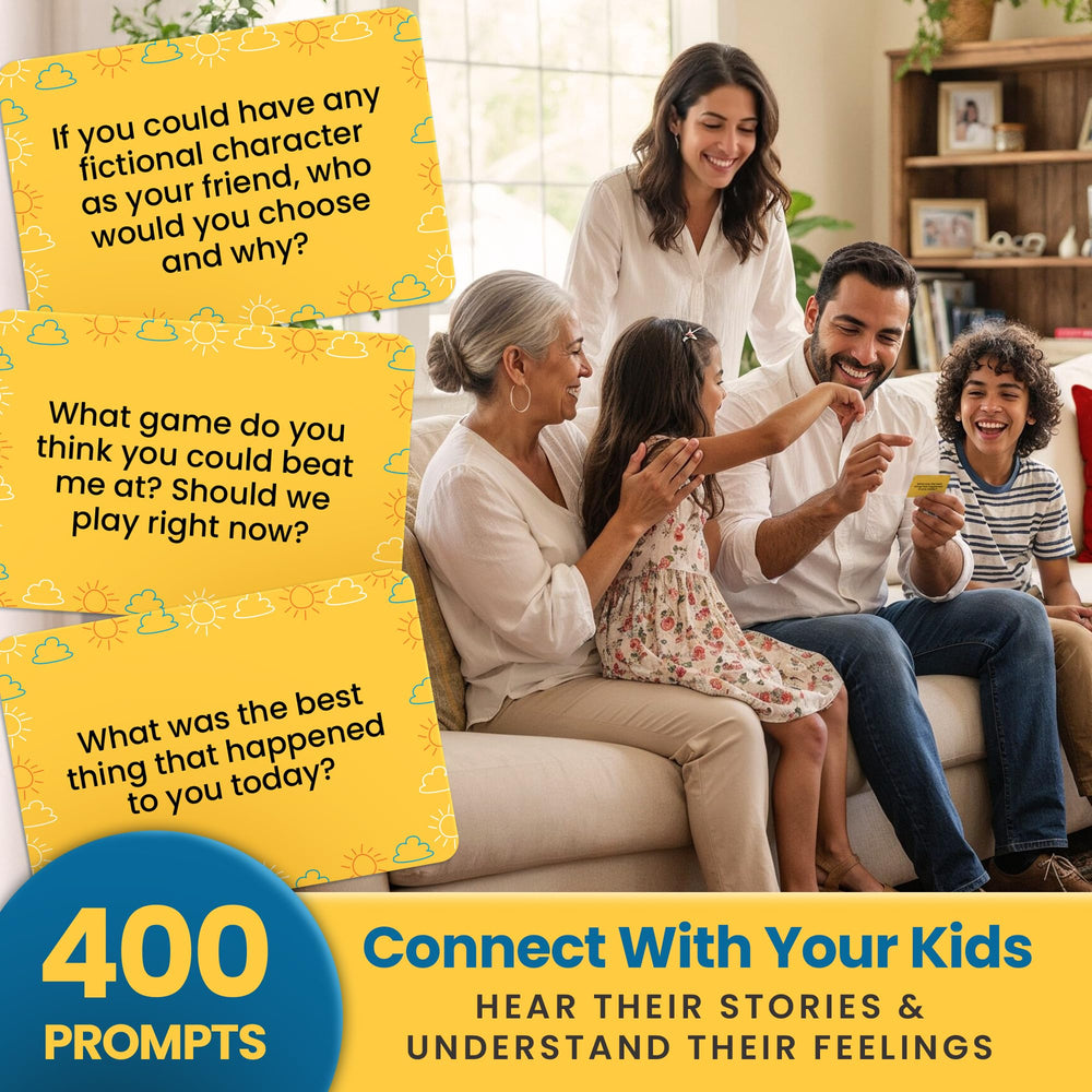 Discussables family dinner cards prompt engaging chats and stronger listening