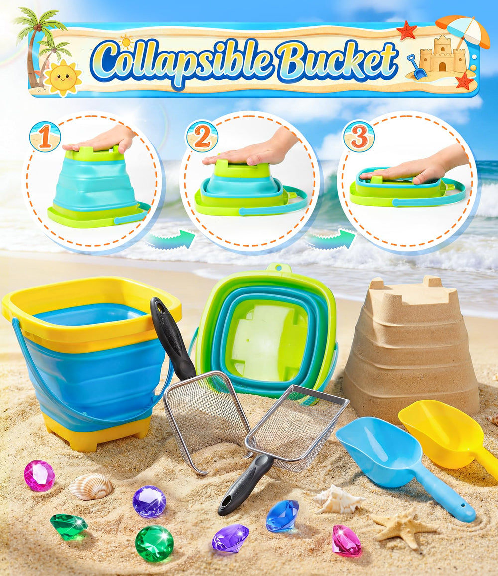 DISHIO sand castle building kit inspires creative seaside play
