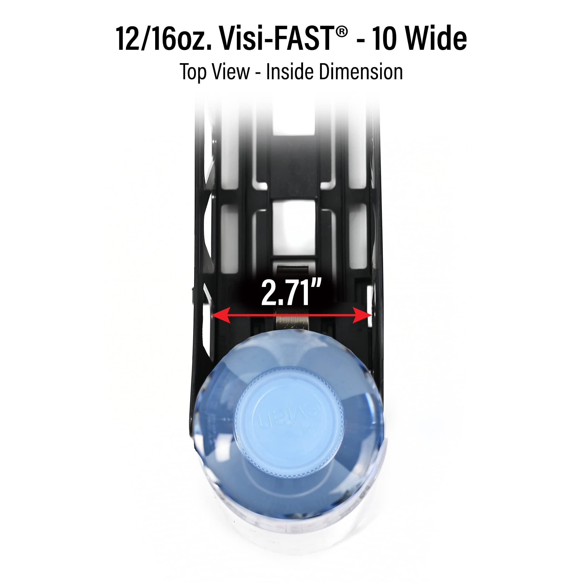 Display Technologies Visi-FAST dispenser close-up shows durable construction