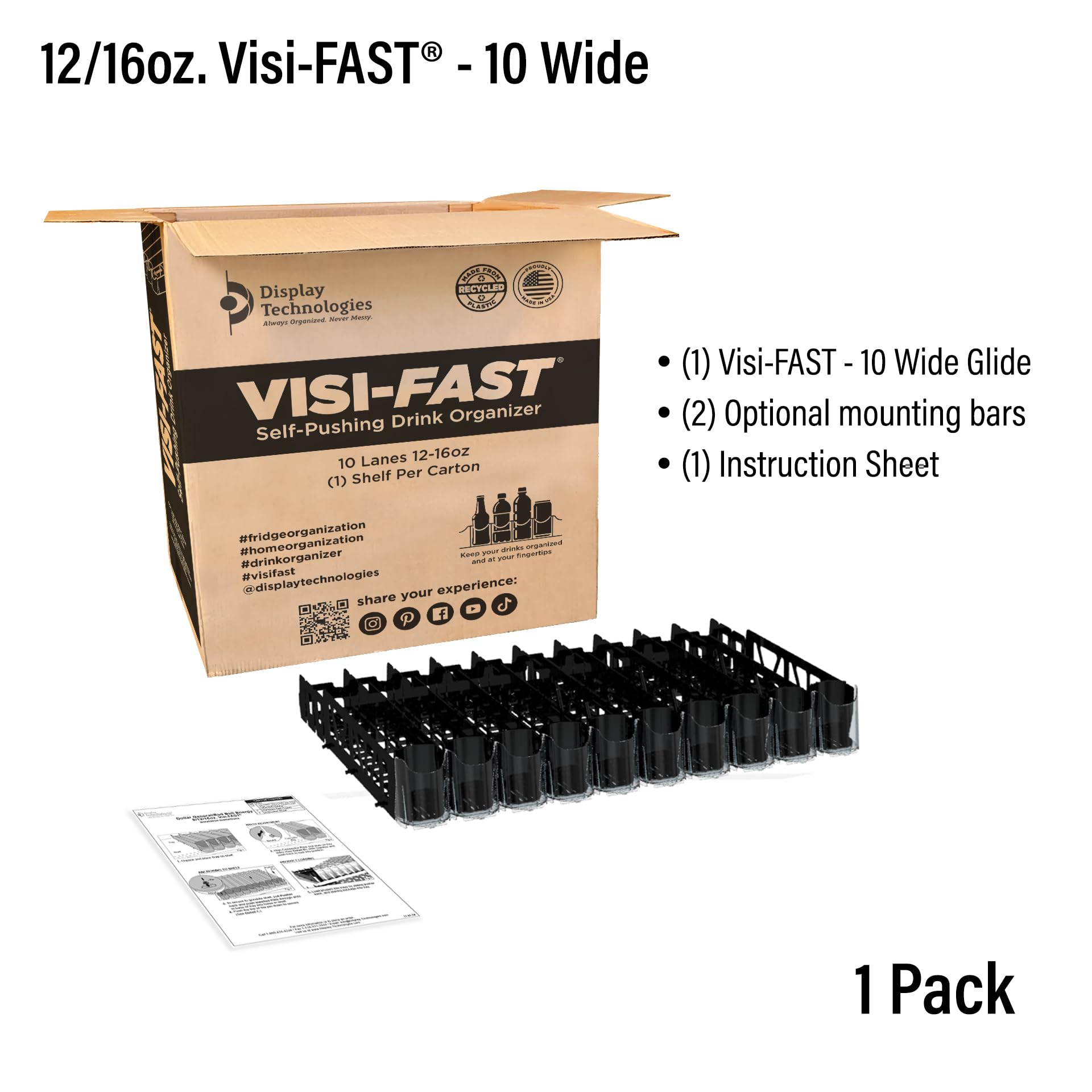Display Technologies Visi-FAST dispenser suitable for commercial use