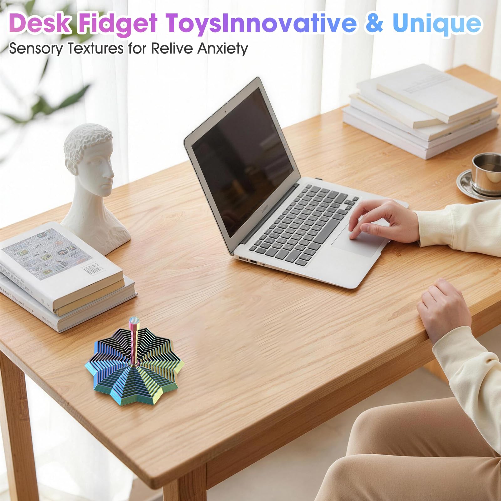 DITUFIDGTS Auditory-feedback Fidget provides satisfying clicks and rustles for mindful breaks.