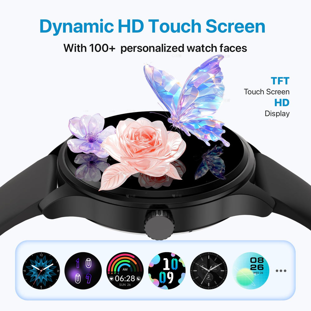 DIVElink Smart Watch 100+ sport modes cover running, cycling, yoga, and more.
