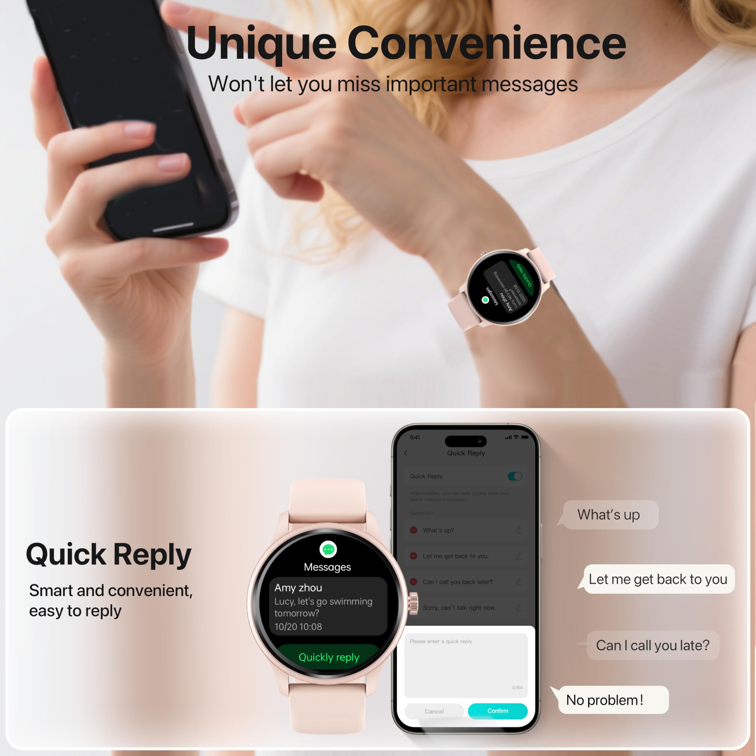 DIVElink Smart Watch Halofit app sync stores stats for insights