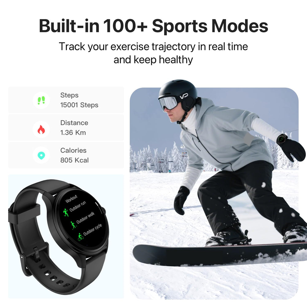 DIVElink Smart Watch IP68 waterproof design withstands showers and sweat.