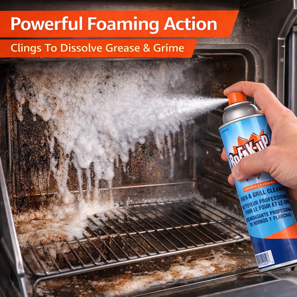 Diversey Break-Up professional cleaner in aerosol form supports high-volume kitchens