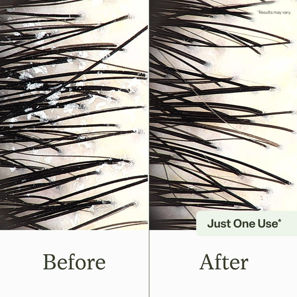 Divi Clarifying Scalp Reset wet hair lather shows rich cleansing action.