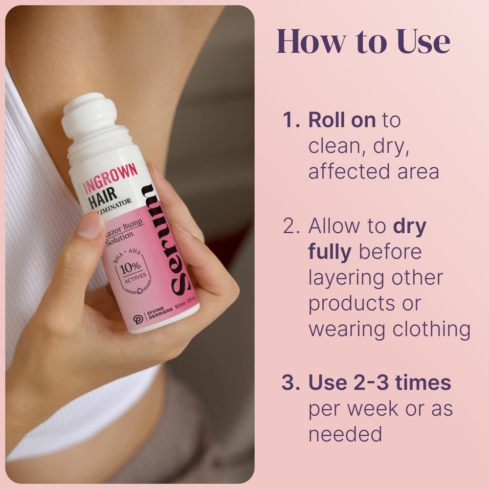 Divine Derriere Easy Roll-On Application shown on skin