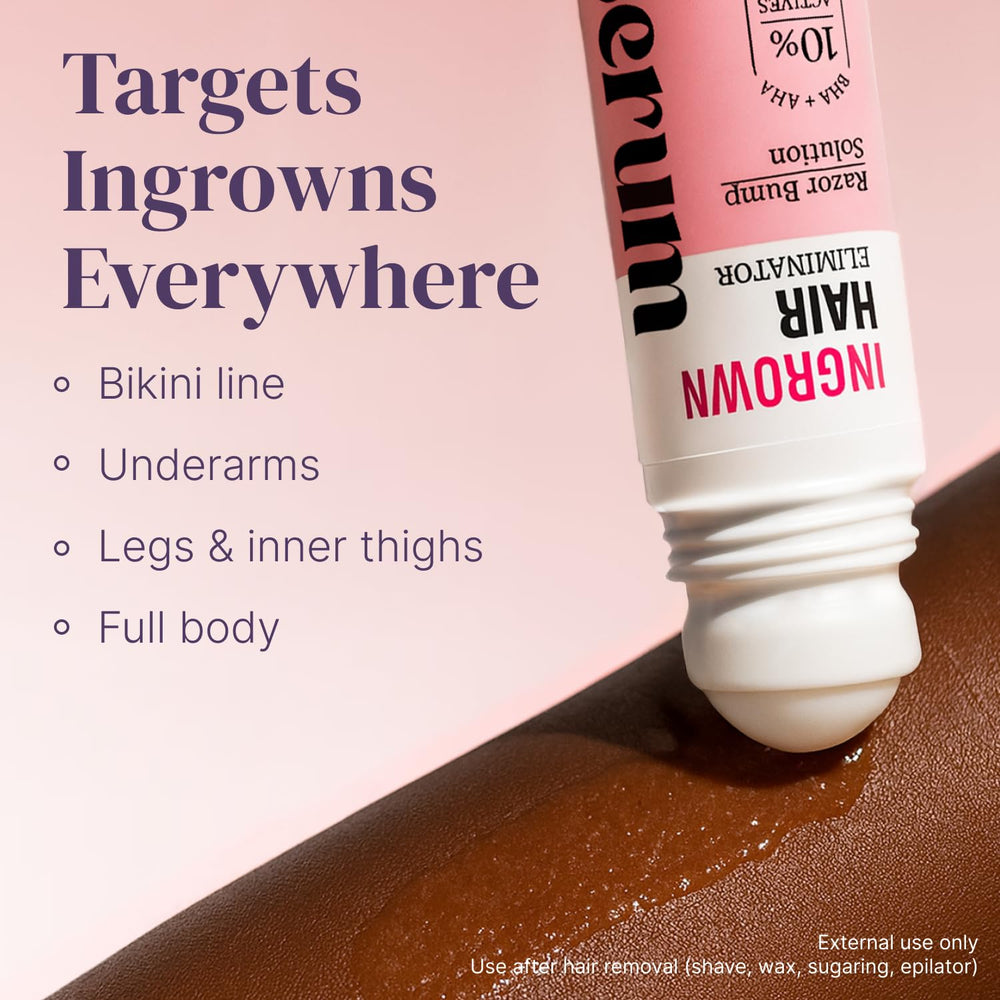 Divine Derriere Ingrown Hair Treatment for bikini area close-up calming pores