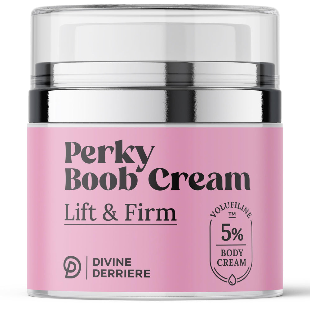 Divine Derriere Perky bottle pump for easy, fast-absorbing application.