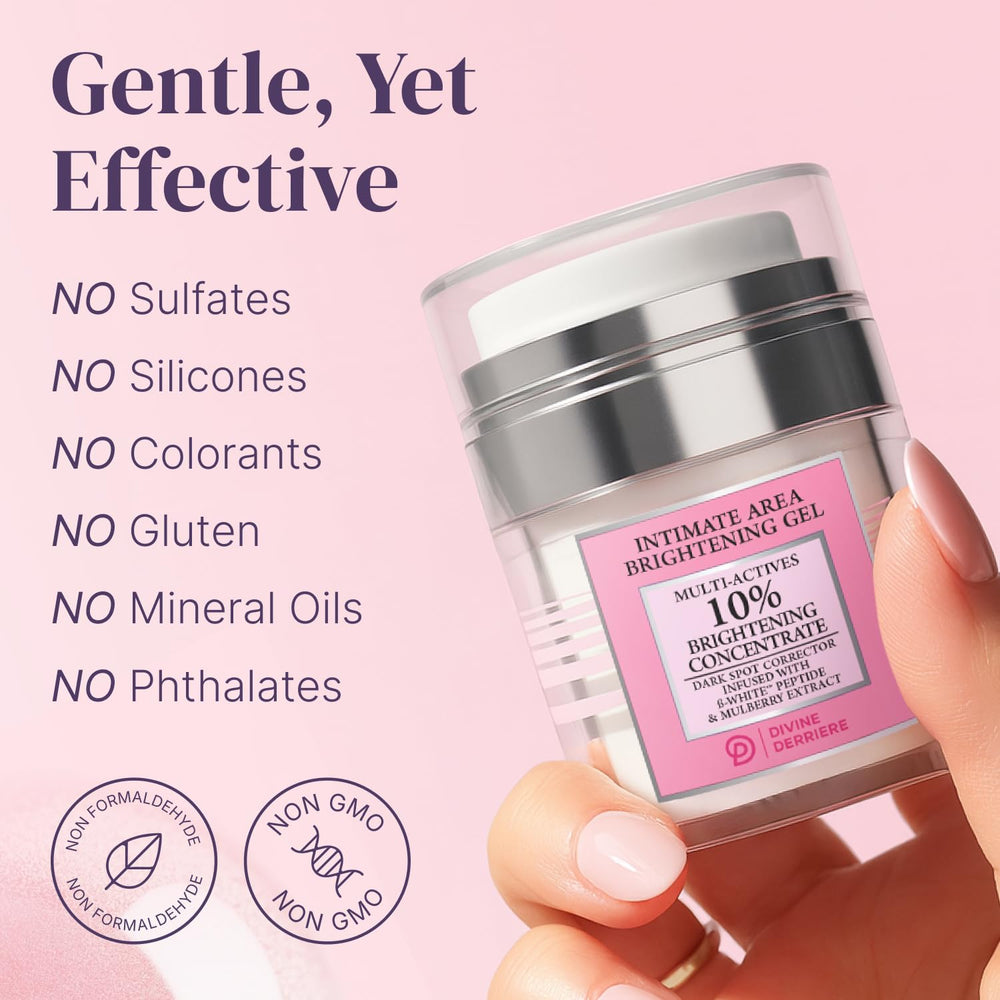 Divine Derriere underarm skin brightening demonstrates a softer, more even tone.