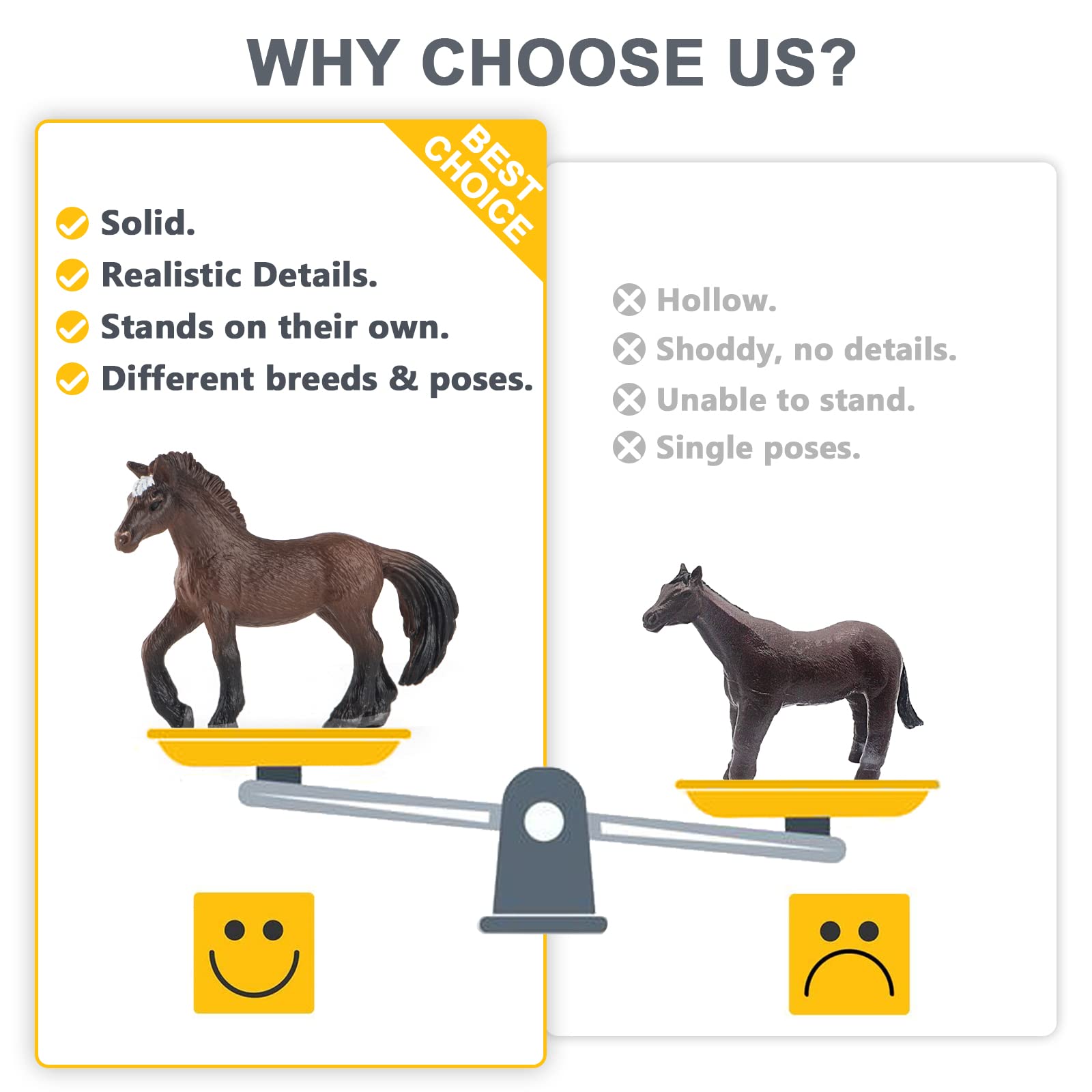 Divwa pony cake toppers elevate birthday treats with detailed design.