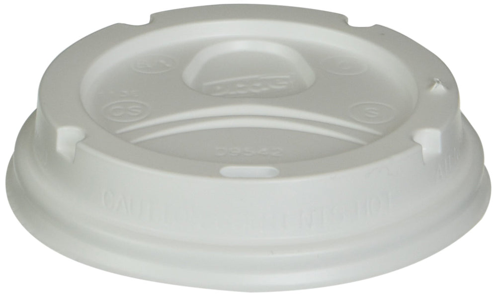 Dixie dome lid with PecfecTouch for 12/16 oz cups, spill-resistant design.