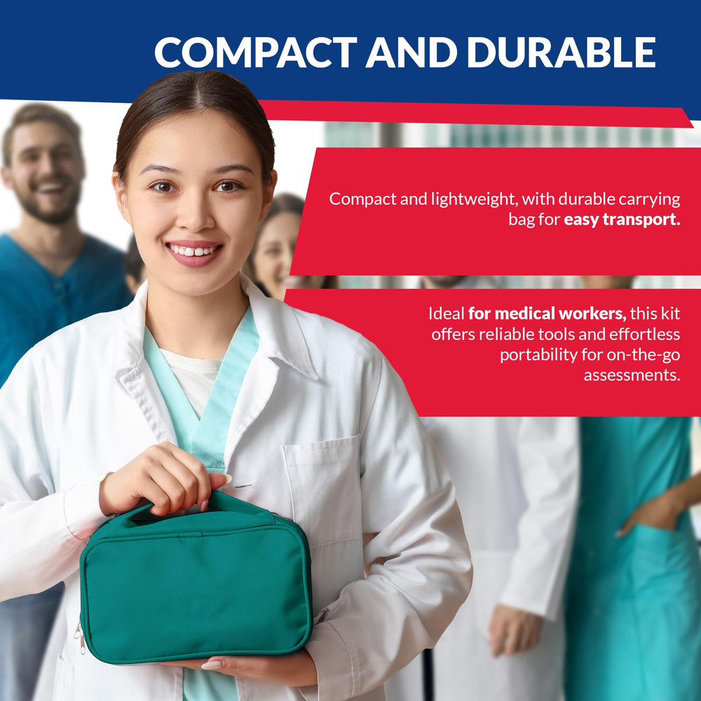 Dixie EMS accessory kit included for complete exam setup