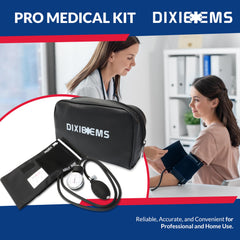 Dixie EMS Deluxe adult cuff on arm showing comfortable fit