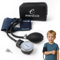 Dixie EMS pediatric cuff on a small arm for accurate readings