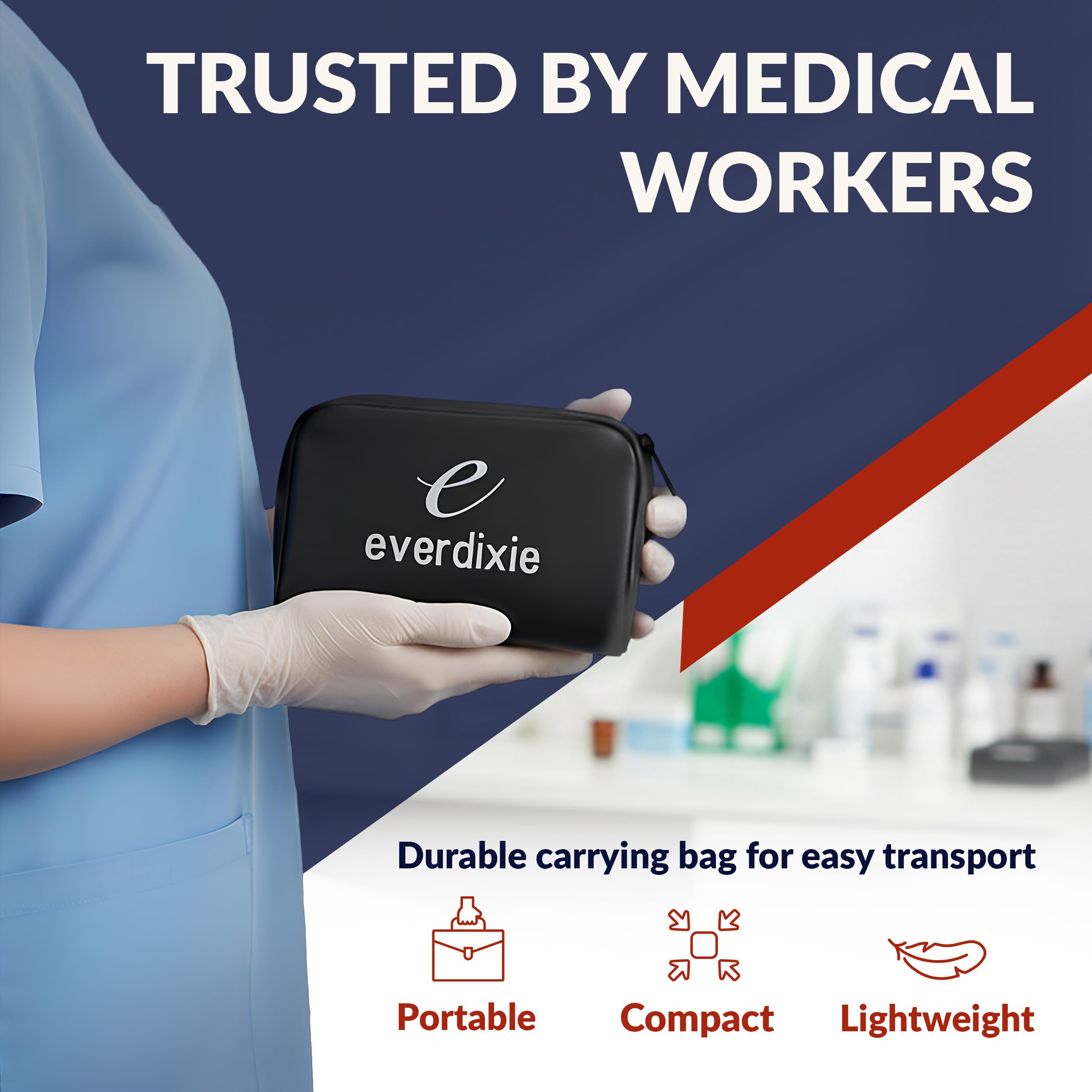 Dixie EMS zippered carrying bag for portable storage