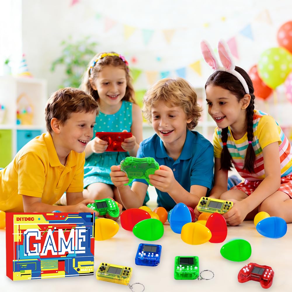 DIYDEC 2x2 inch video game party favor, easy to carry and gift-ready