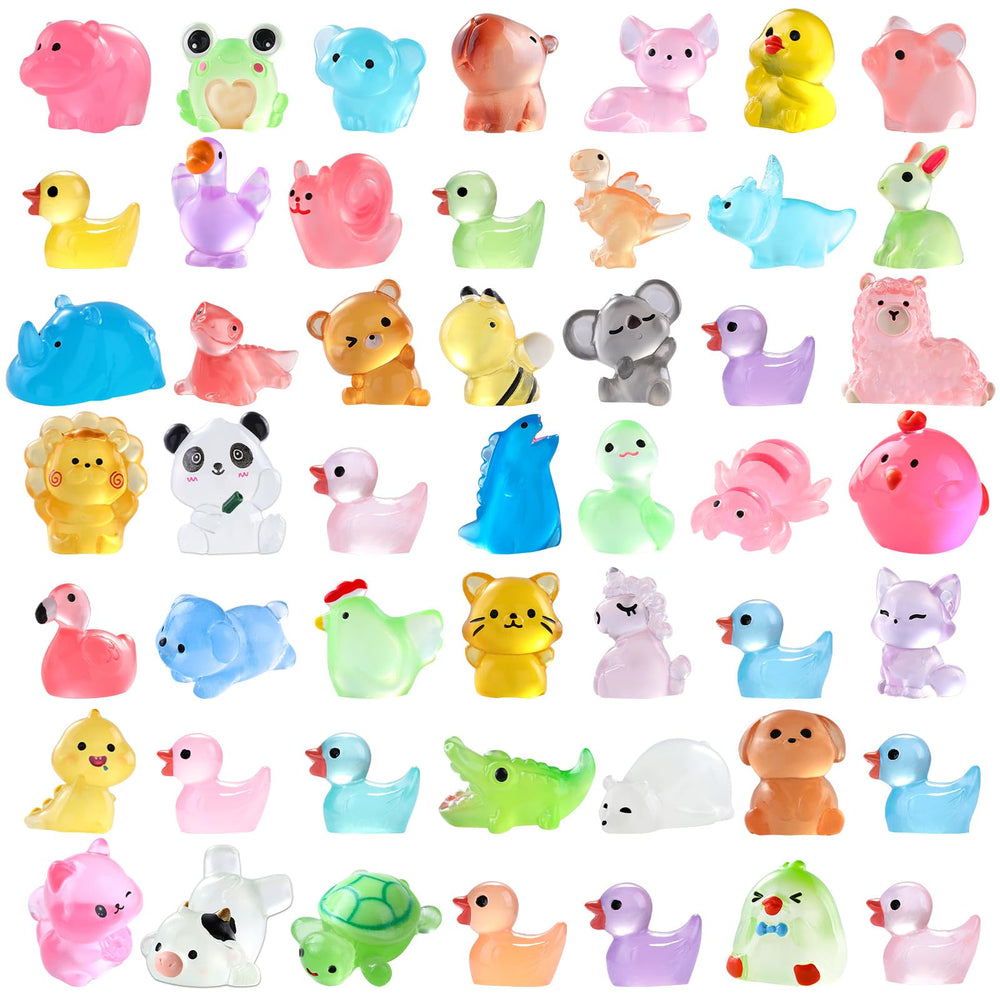 DIYDEC luminous duck figure for glow-in-the-dark displays, ideal party favors and whimsical garden decor.