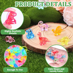 DIYDEC tiny resin dinosaur figurine suitable for aquarium decor.