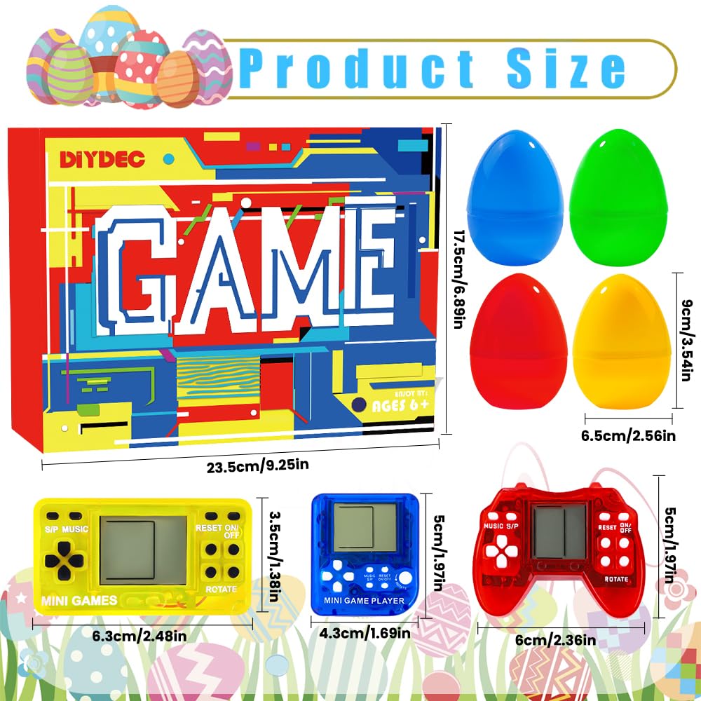 DIYDEC mini video game keychains for classroom prizes and gifts