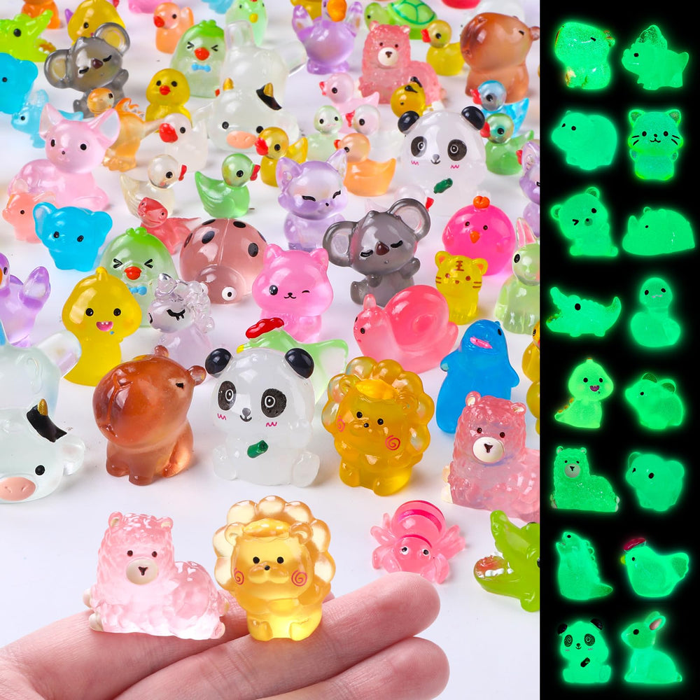 DIYDEC party-favor-miniatures glow in the dark and delight guests.
