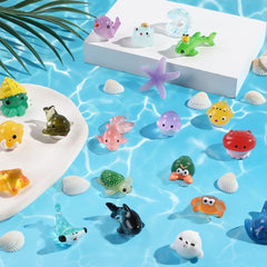 DIYDEC shark resin figurine creates dynamic ocean scenes.
