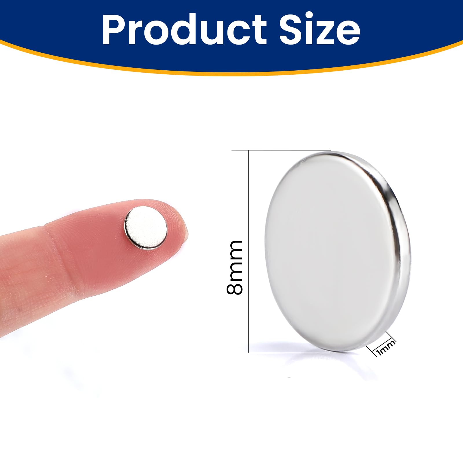 DIYMAG 200-pack magnets on whiteboard for secure notes