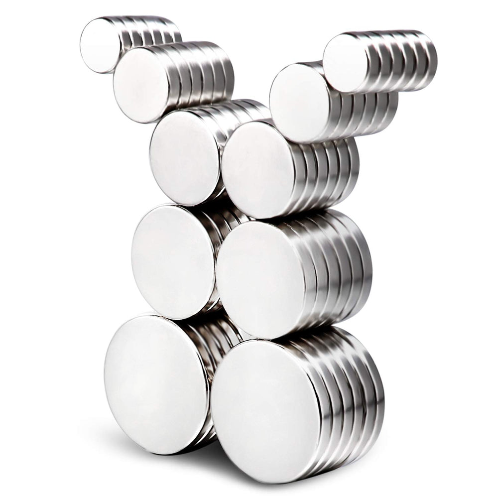DIYMAG five-sizes magnets show range from 15mm to 6mm for DIY tasks