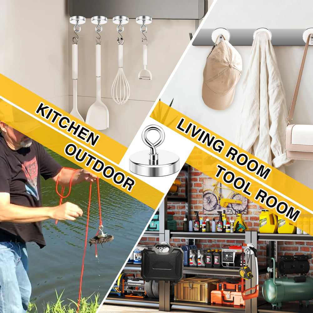 DIYMAG magnet lifting and hanging applications in workshop or yard