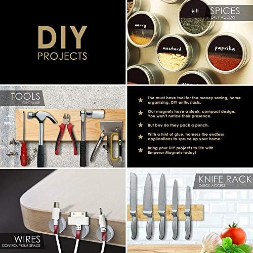 DIYMAG reusable magnets ideal for DIY projects and quick rearrangements.
