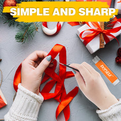 DIYSELF box cutter with aluminum sheath protects blade during transport.