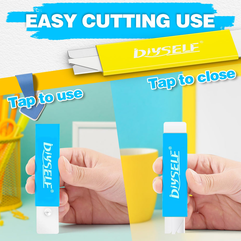 DIYSELF transformable box knives become scrapers for efficient scraping tasks.