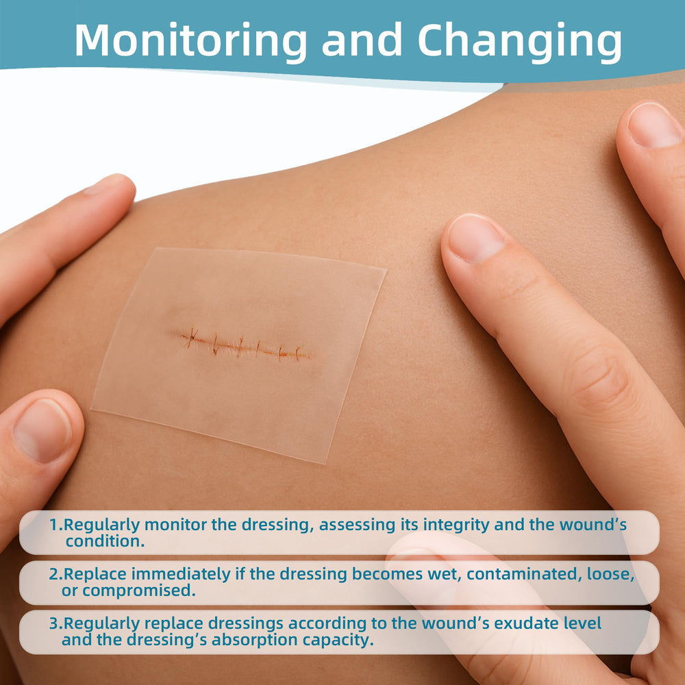 Dkmord self-adhesive hydrocolloid tape ensures secure, painless dressing changes.