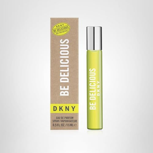 DKNY Be Delicious brand packaging and story imagery emphasizing urban chic